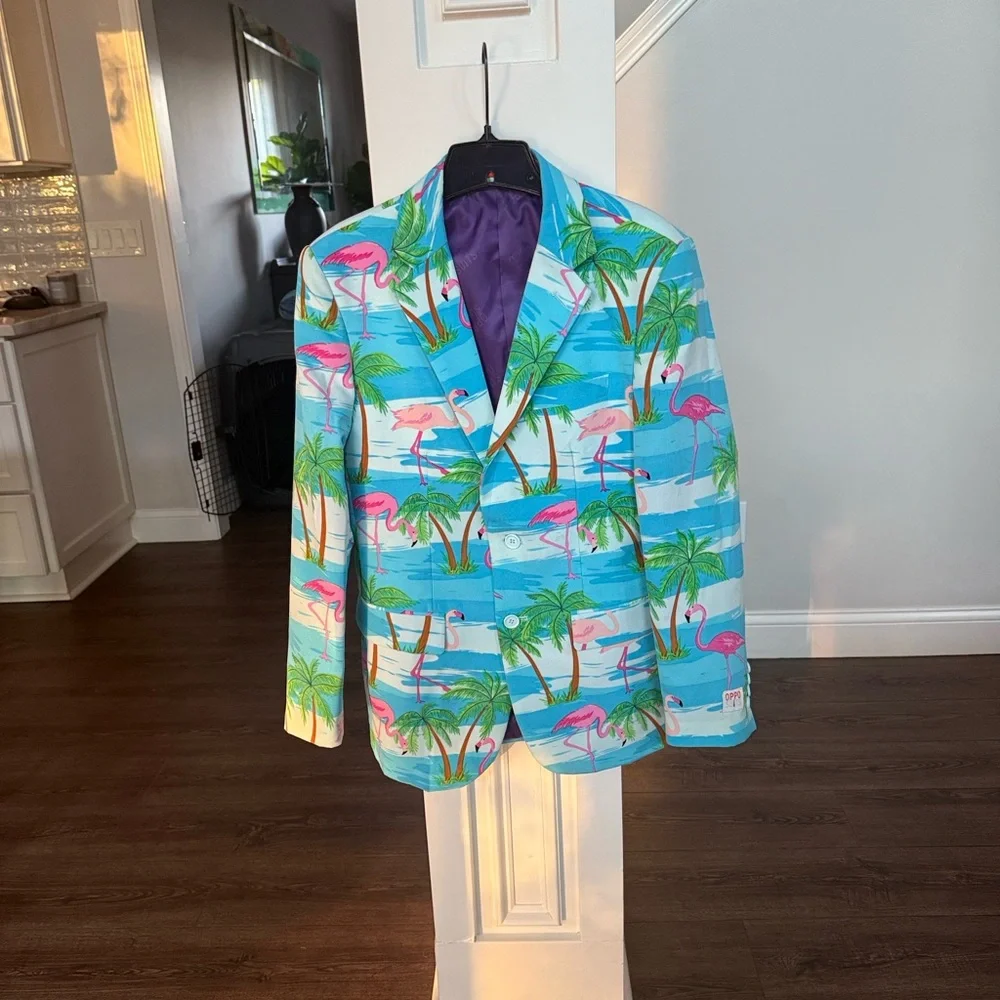 OppoSuits Flamingo mens suit US 36